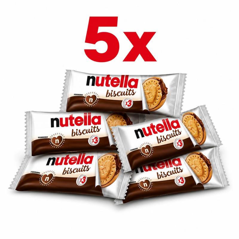 Image of Nutella Biscuits 3 Pack Bundle! 5 X 41.4 G