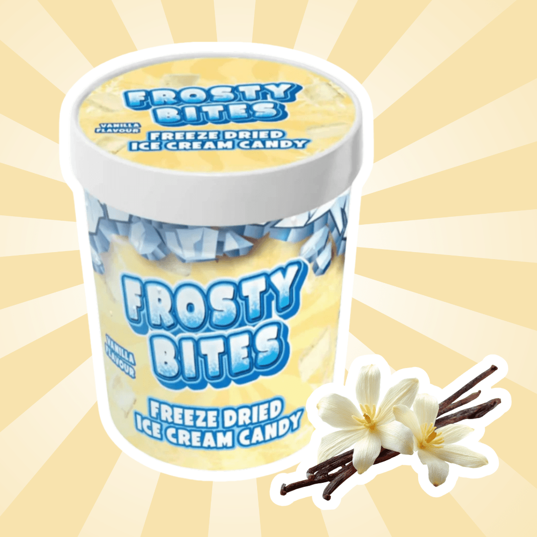 E-shop Frosty Bites Vanille – Gefriergetrocknete Eiscreme-Bonbons, 40g