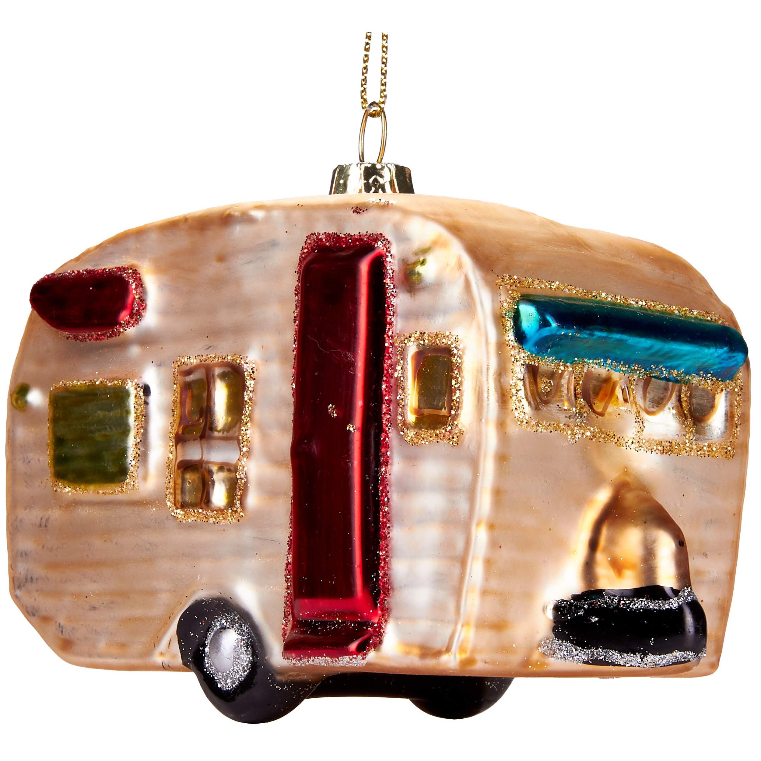 Image of Brubaker - Hand-painted Glass Christmas Ornament - Mouth-blown Christmas Tree Decoration Figures Funny Decorative Pendant Tree Ball - 11 Cm