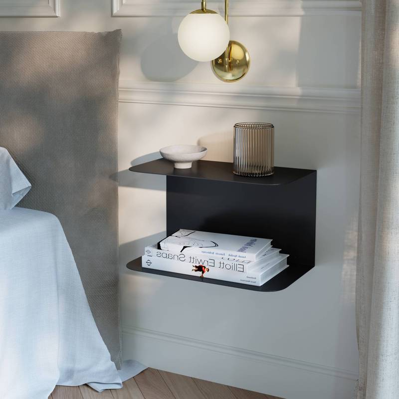 Nightstand Notodden Steel 40 Cm