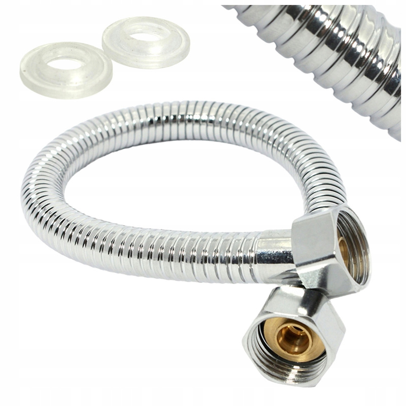 Shower Installation Hose For Column, 50cm, Shower Connection Fitting