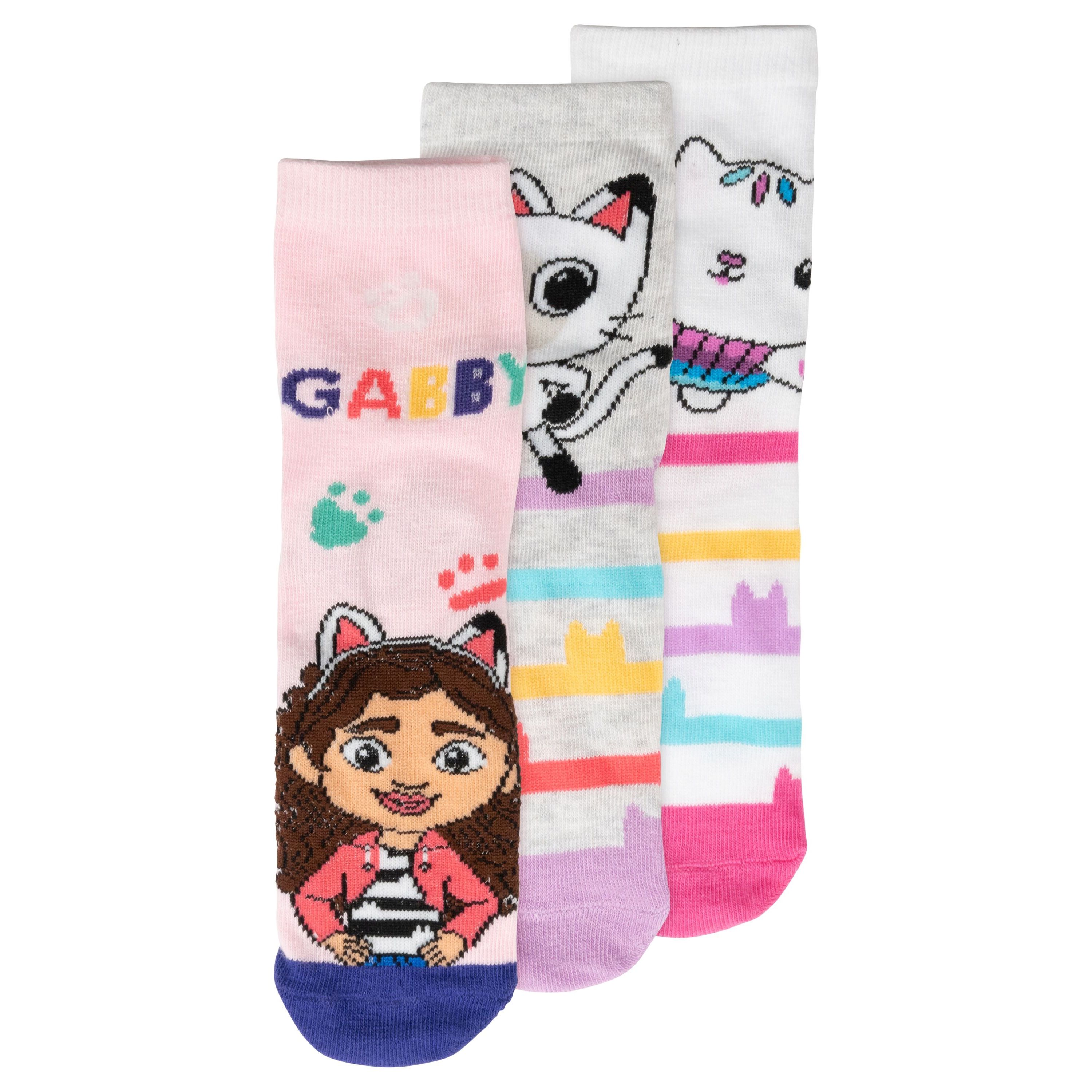 's Dollhouse Socks For Girls - Kids' Pink/gray (3-pack)