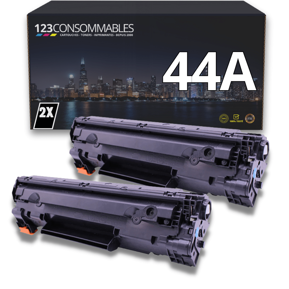 TEMU 123CONSOMMABLES - 44A - Toner Compatible avec HP 44A CF244A pour Laserjet Pro M15a M15w M28a M28w