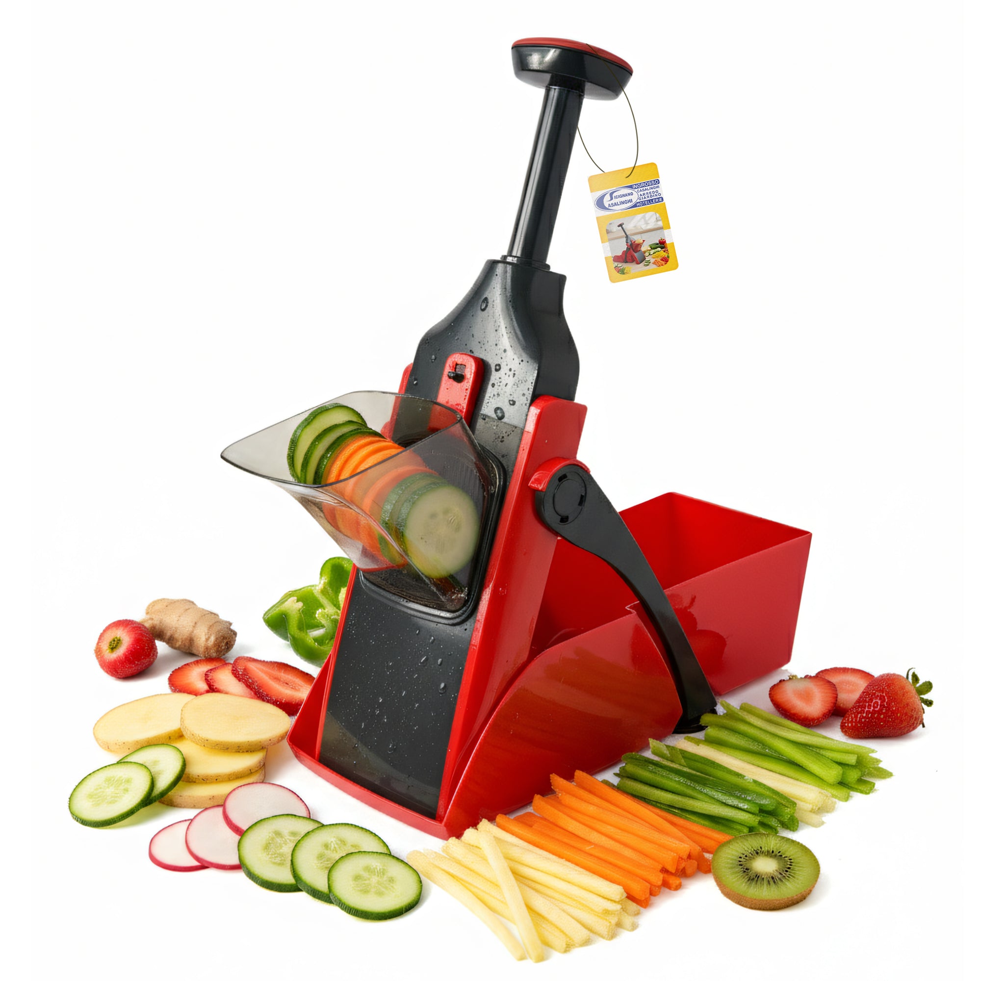 TEMU Pressure Mandoline Slicer – Stainless Steel Vegetable Cutter With 9 Cutting Thicknesses