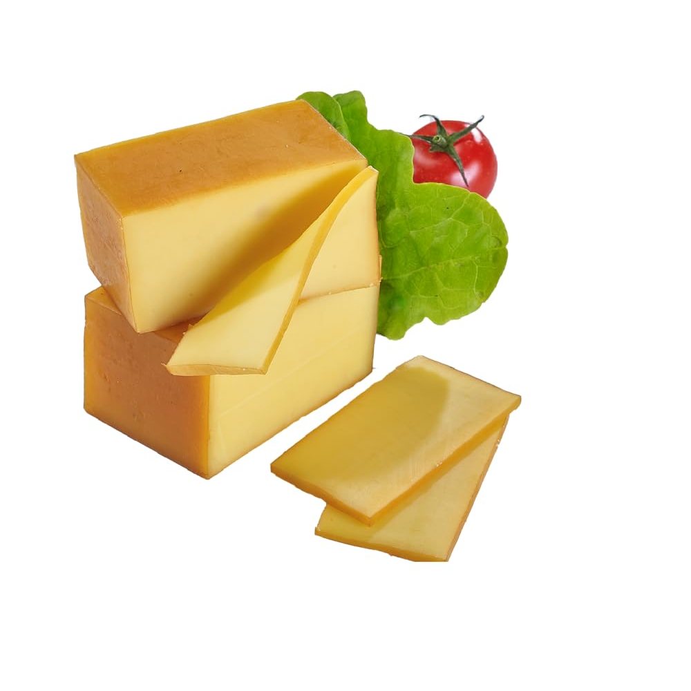 Image of Almgourmet Smoked Mountain Cheese – Mild Alpine Cheese With A Fine Smoky Flavor - Twin Pack 540g