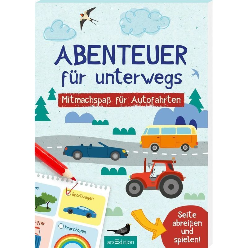 Image of Adventure On The Go - Interactive Fun For Road Trips - Julia Buck - Paperback - 80 Pages - German - 2026 - Ars Edition Gmbh - Ean 9783845865003