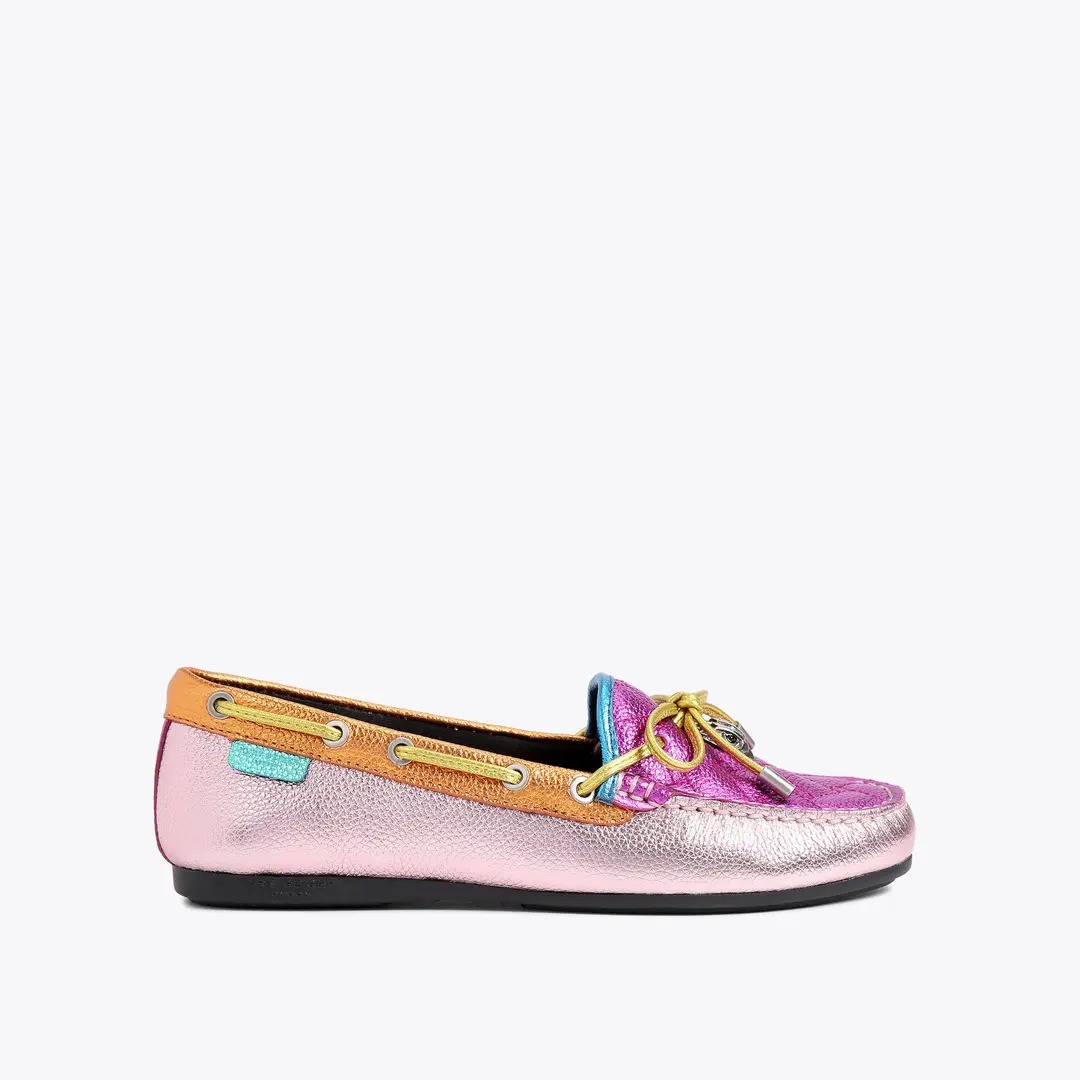 Geiger Eagle 766 Moccasins Model 9790857109 Women's Shoes With A Flat Sole, Ballet Flats, Moccasins, , Upper Material Made By Humans (polyurethane), Comfortable Everyday .