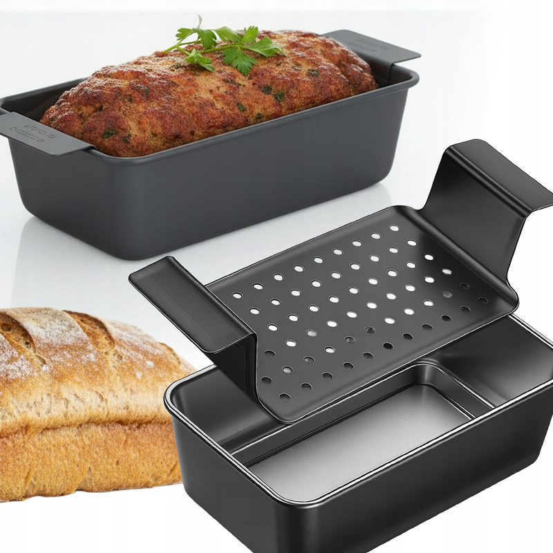 TEMU Universal Baking Form, Ideal For Meat, Cakes, Bread And PÃ¢tÃ©s, Durable Coated Tray Preventing Sticking, Resistant To High Temperatures And Easy