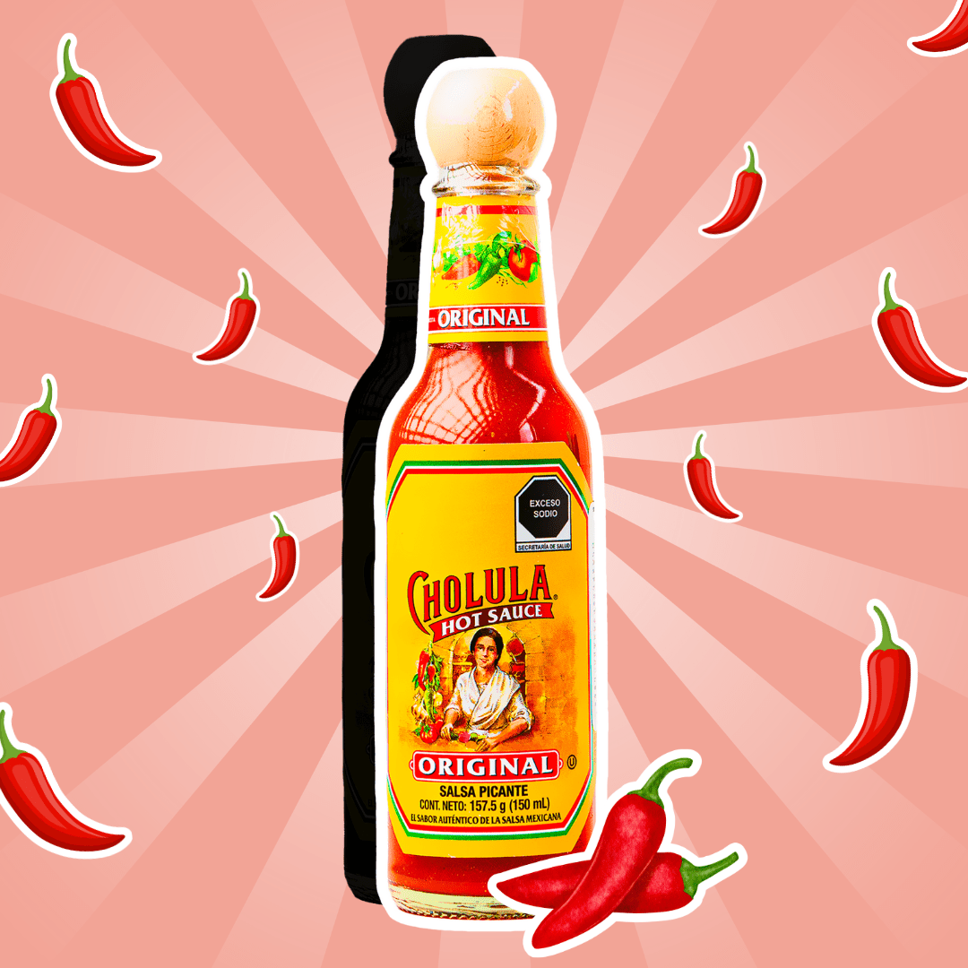 Cholula Hot Sauce Original 150ml – Mexican Spice Sauce With Chili De Arbol & Pequin