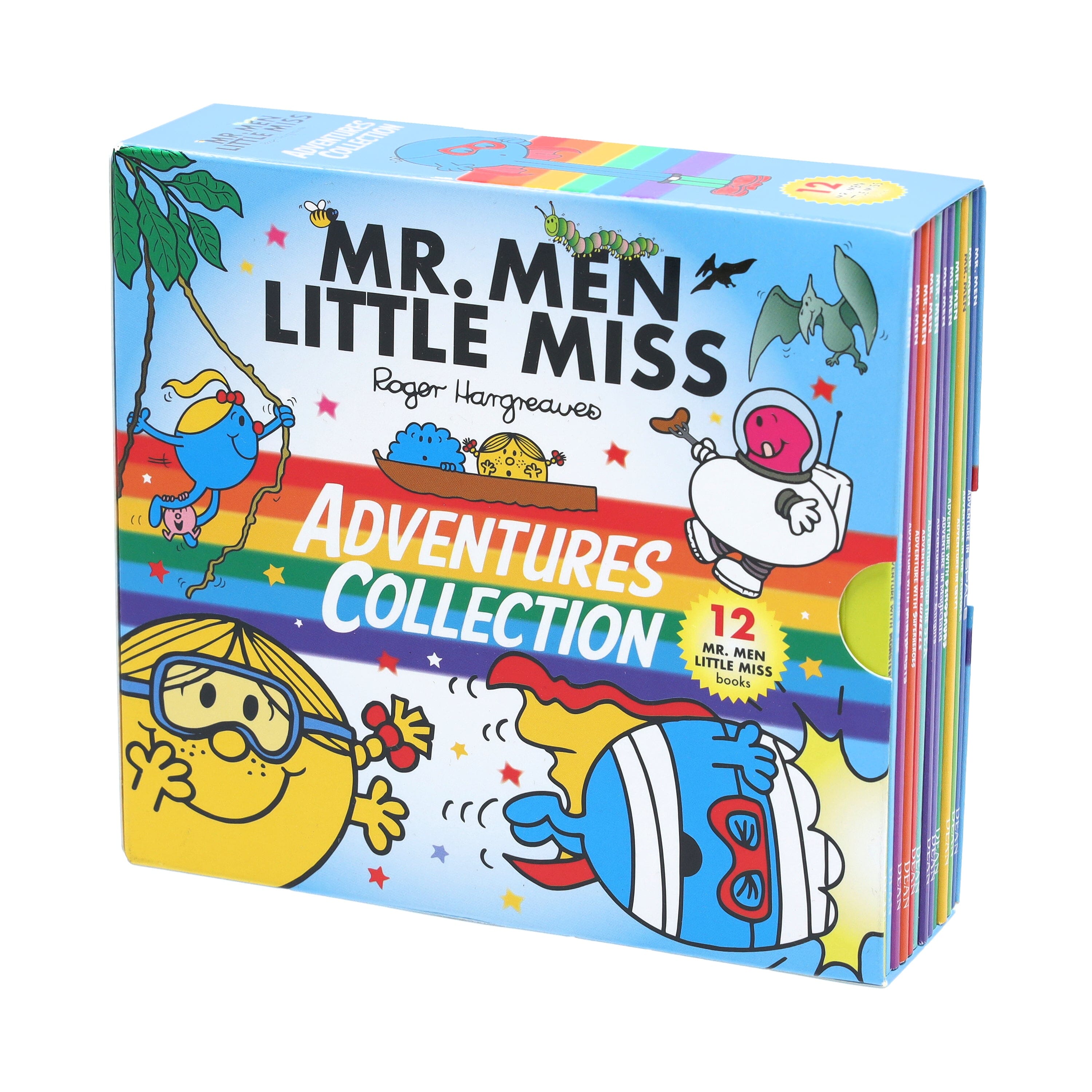TEMU Mr. Men & Little Miss Adventures By Roger Hargreaves 12 Books Collection Box Set - Ages 3+ - Paperback