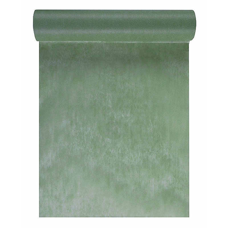 TEMU Chemin de Table Vert Eucalyptus Tissu Intissé 10 m
