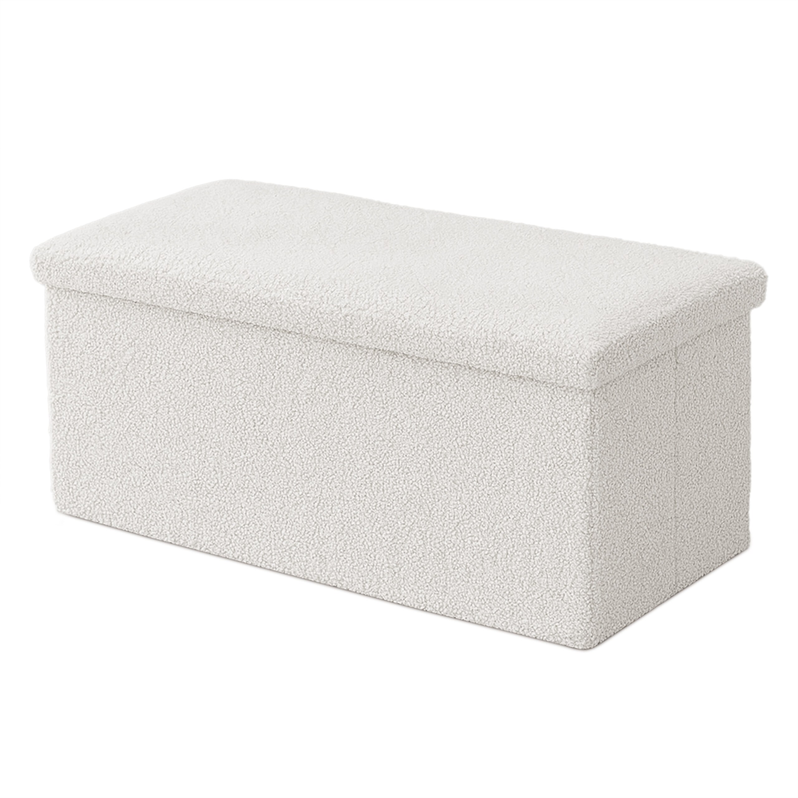White Bench - (w)76 X (h)38 X (d)38 Cm