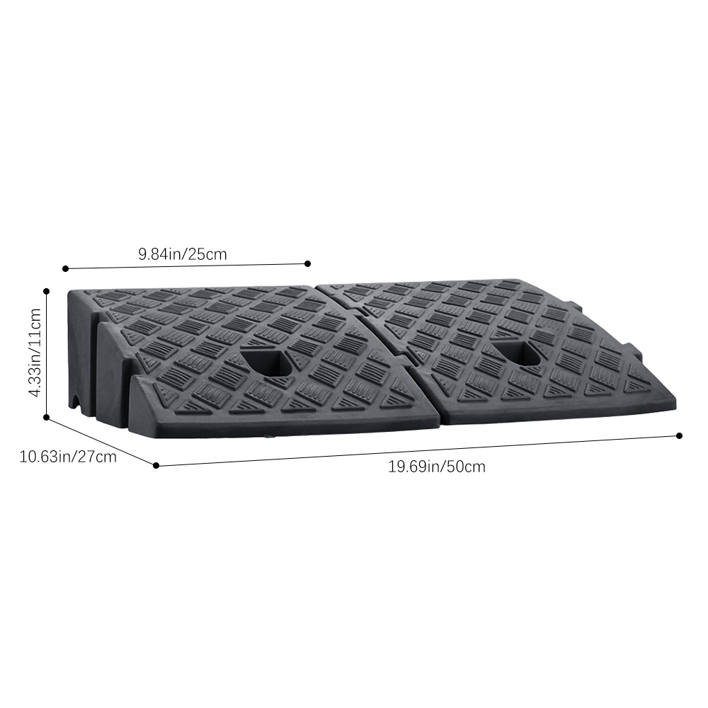 2pcs Heavy Duty Ramp Kerb Ramps for Vehicles