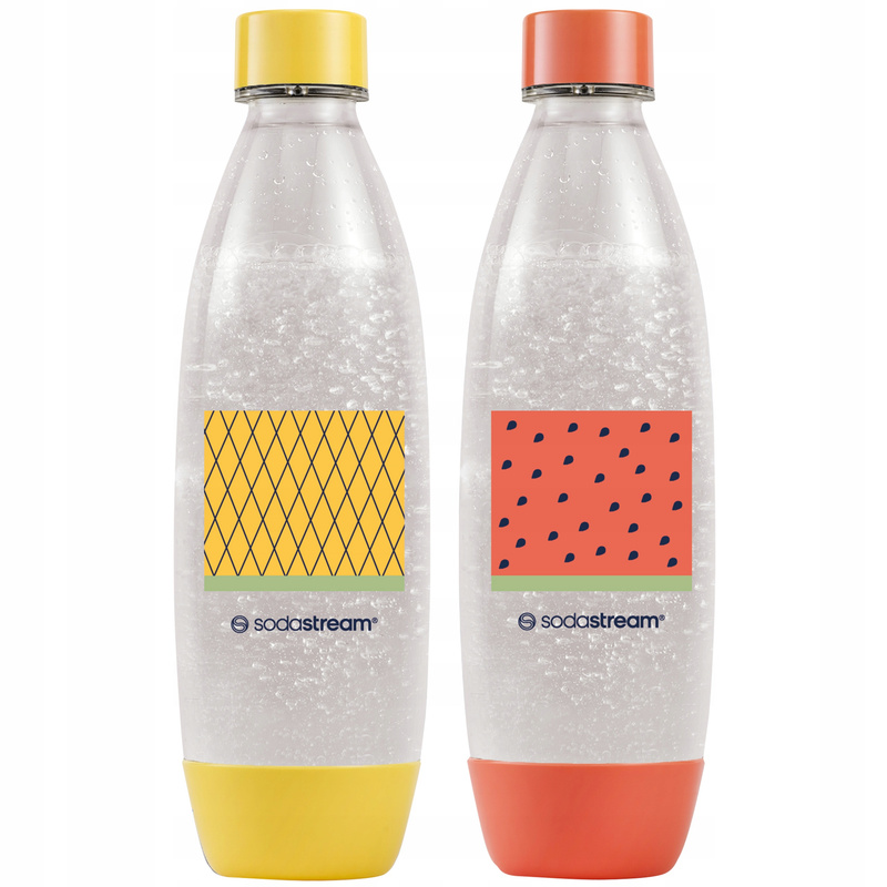 Image of 1-liter Bottle Set - Orange/yellow Two-pack Design