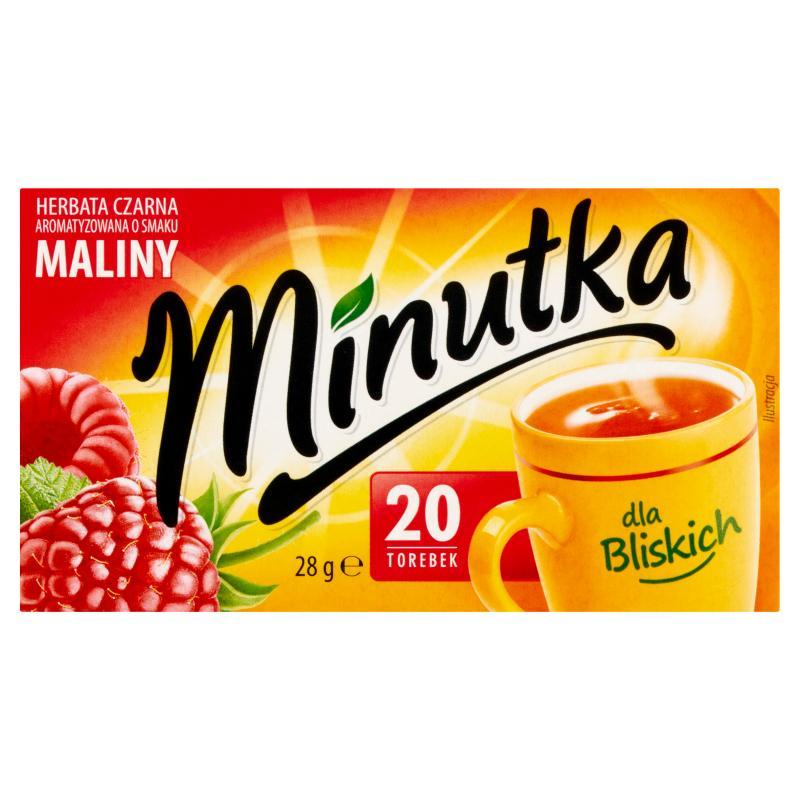 Minutka Black Tea Flavored With Raspberry 28 G (20 X 1.4 G)