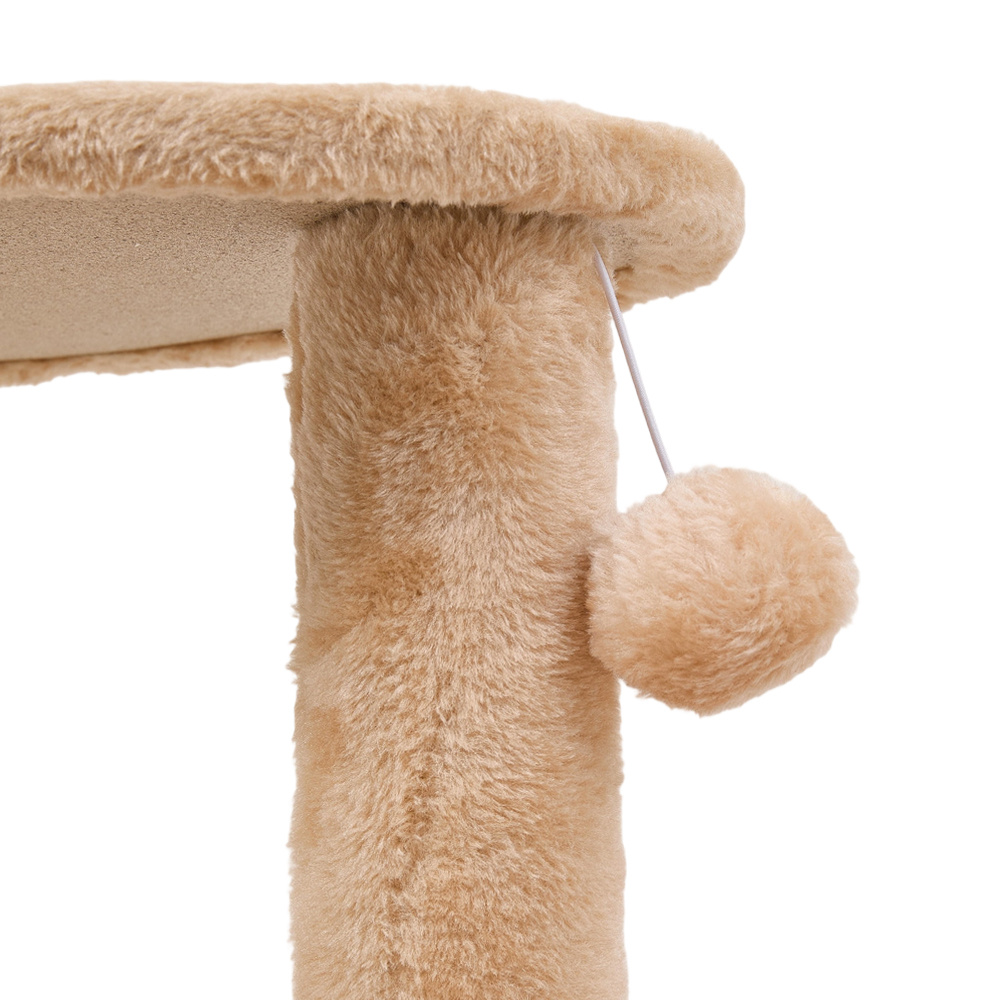 Multi-Level Cat Climbing Tower with Scratch Area
