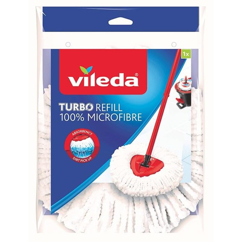 TEMU Vileda 2pcs Easywring & Clean Replacement Mop With Microfiber Easy Wring