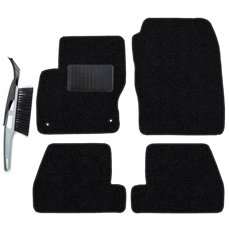 TEMU Velour Car Mats Complete Set Fitting For Ford Focus Iii