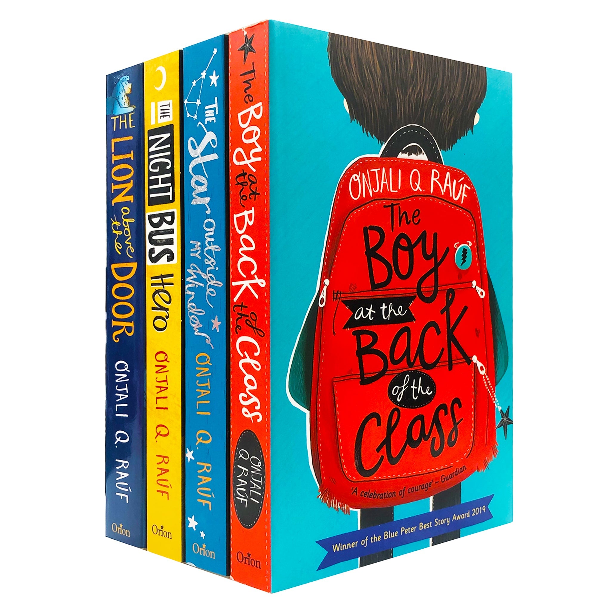 TEMU Onjali Rauf Collection 4 Books Set (the Boy At The Back Of The Class, The Star Outside My Window, The Night Bus Hero & More)