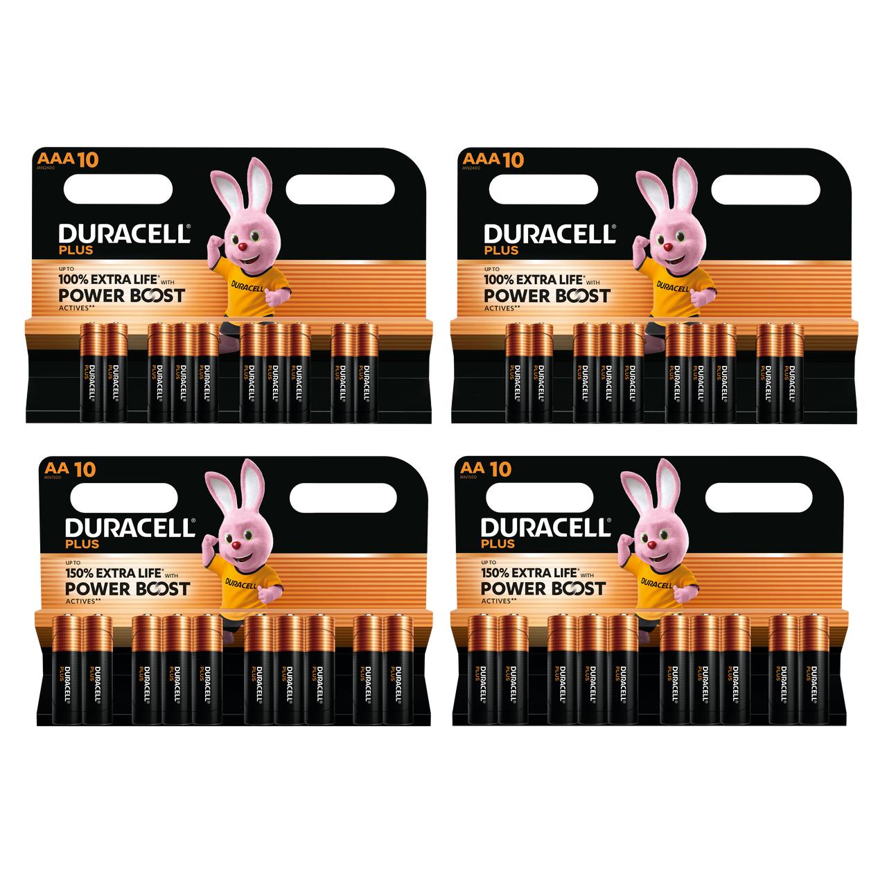 TEMU Duracell Aa & Alkaline Batteries With - Pack Of 40 (20x Aa & 20x Aaa)