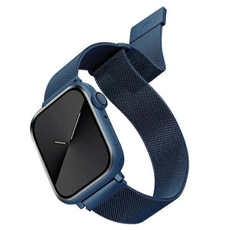 UNIQ Dante Strap for Apple Watch - Stainless Steel, 38, 40, 41mm, Blue, Elegant, Durable, Comfortable