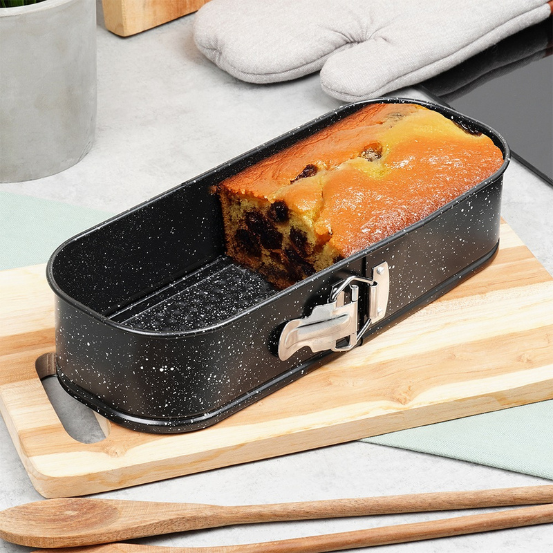 TEMU Granite Bread Loaf Pan, 31x12.5x6.5 Cm, Unbaked