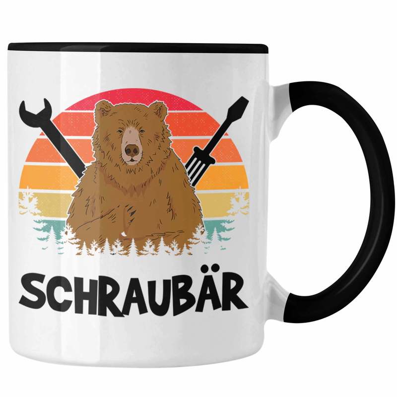 Screw Bear Mug Gift For Screwdriver, , Mechatronics Technician, Screw Handyman, Dad, Uncle, - Gift Idea