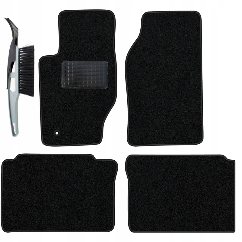 Velour Floor Mats Complete Set Fitting Grand Cherokee Iii 2006-2011 Usa