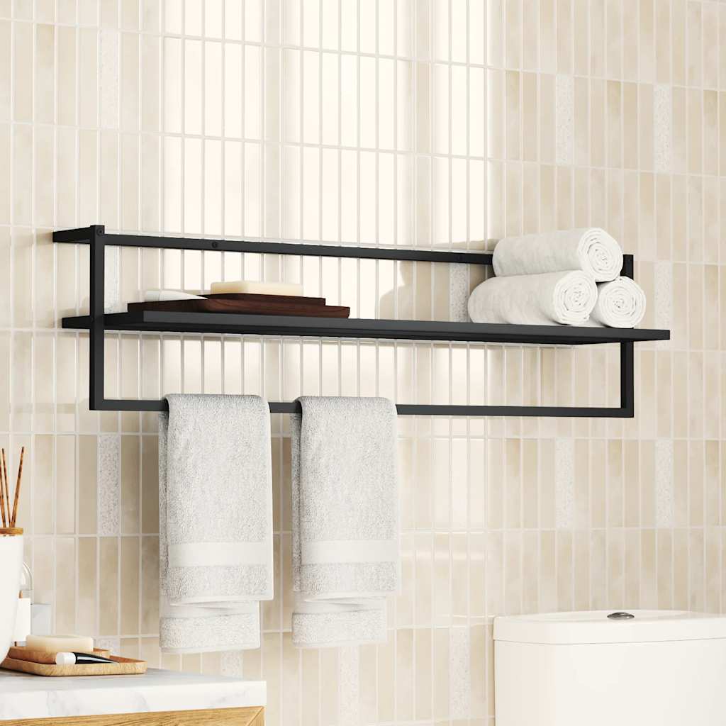 Vidaxl Towel Rail Towel Bar Wall-mounted Towel -mounted Towel Bar Bath Shelf Bathroom Shelf Wall Shelf Wall-mounted Towel Holder Towel Shelf Bathroom Shelf