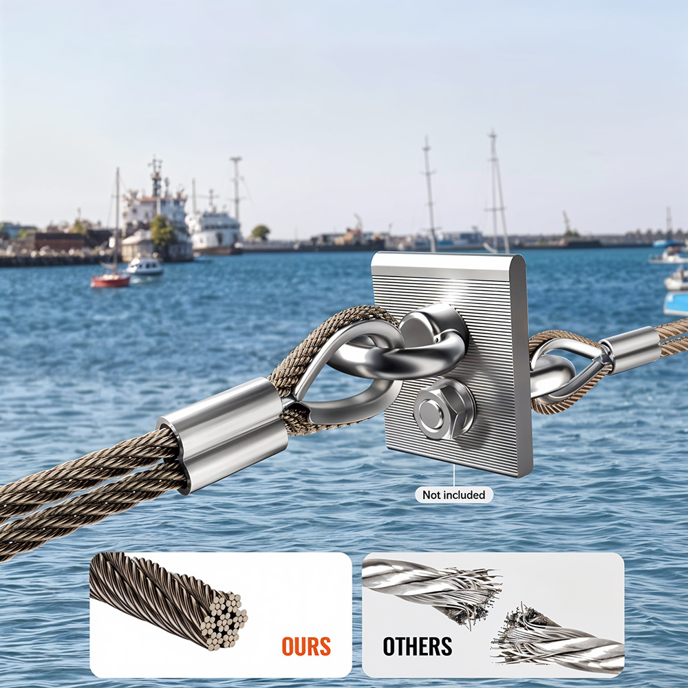 30M 304 Stainless Steel Heavy-Duty Cable Rope