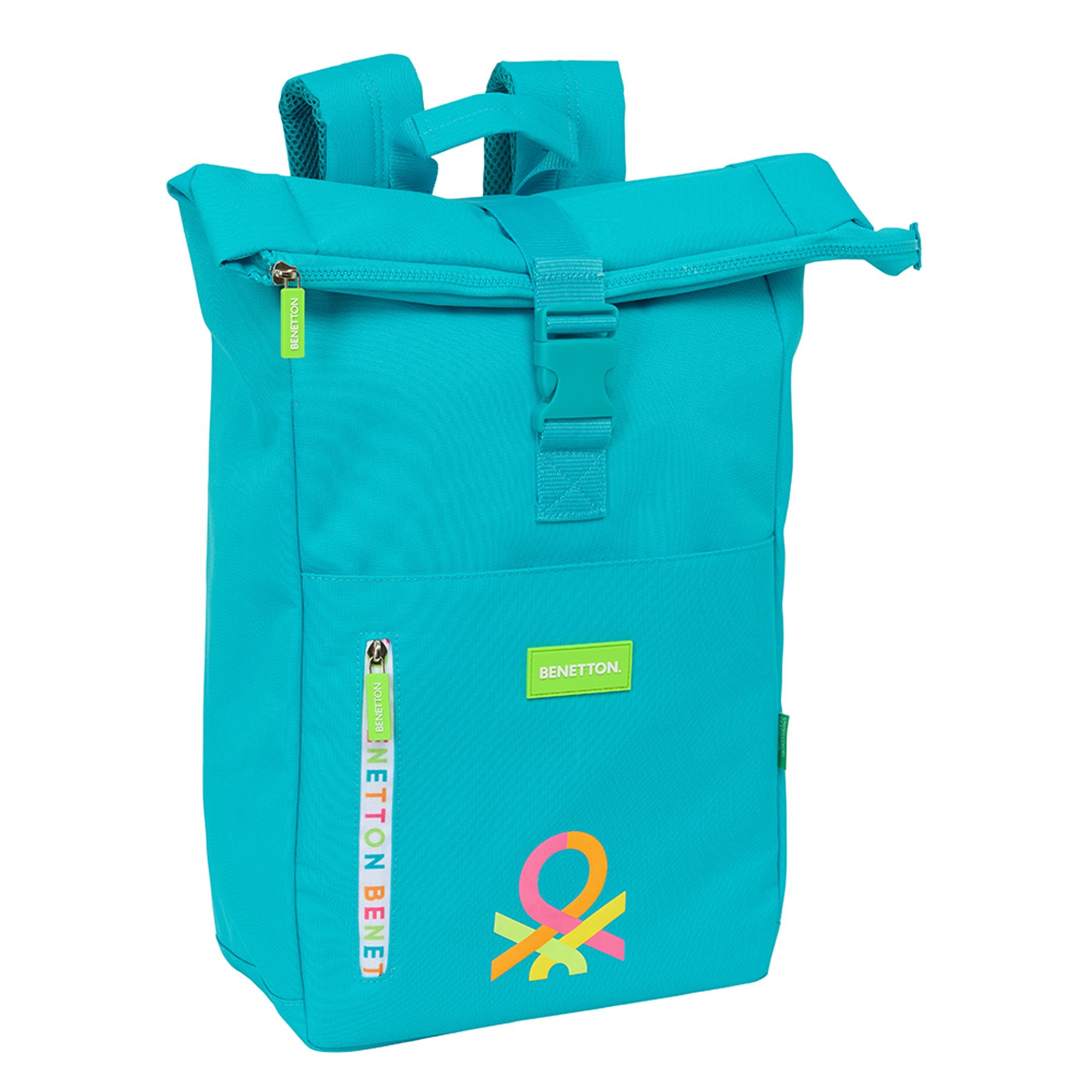 Safta | Benetton Versatile Backpacks With Laptop Flap, Main Compartment With Zipper And , Lined And Padded Interior, Ergonomic Shoulder Straps And Back, Front Pocket