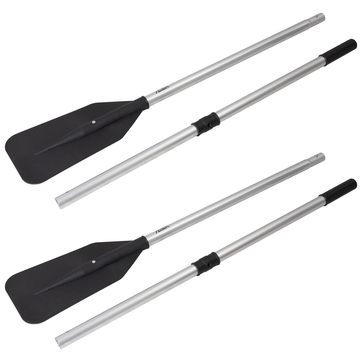 Andes Boat — Lightweight Aluminum Rowing With Comfortable Grips For Canoe, & Kayak