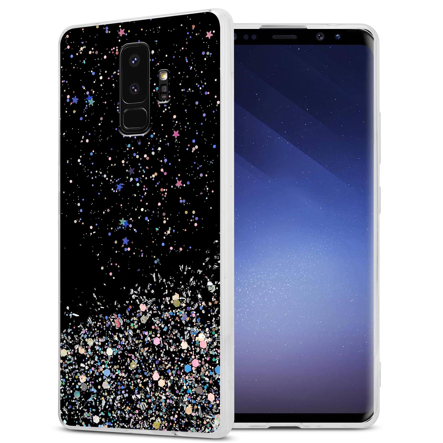 Case Compatible For Galaxy S9 Plus Protective Of Flexible Tpu Silicone With Sparkling Glitter Case Cover Case Mobile Phone Case