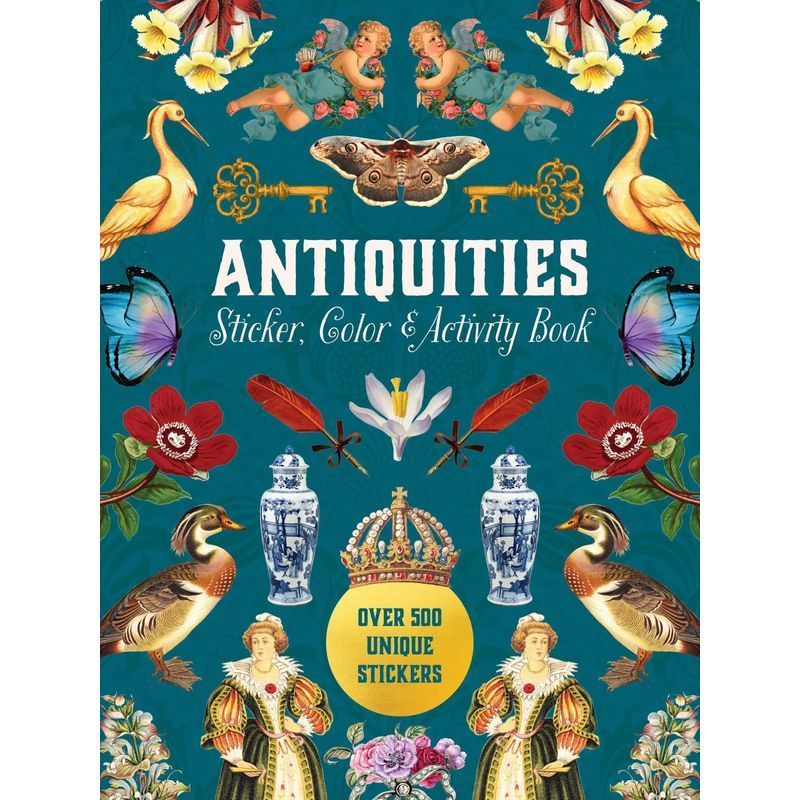Image of Editors Of Chartwell Books: Antiquities Sticker, Color & Activity Book / Over 500 Unique Stickers / Book / English / 2024 / Quarto