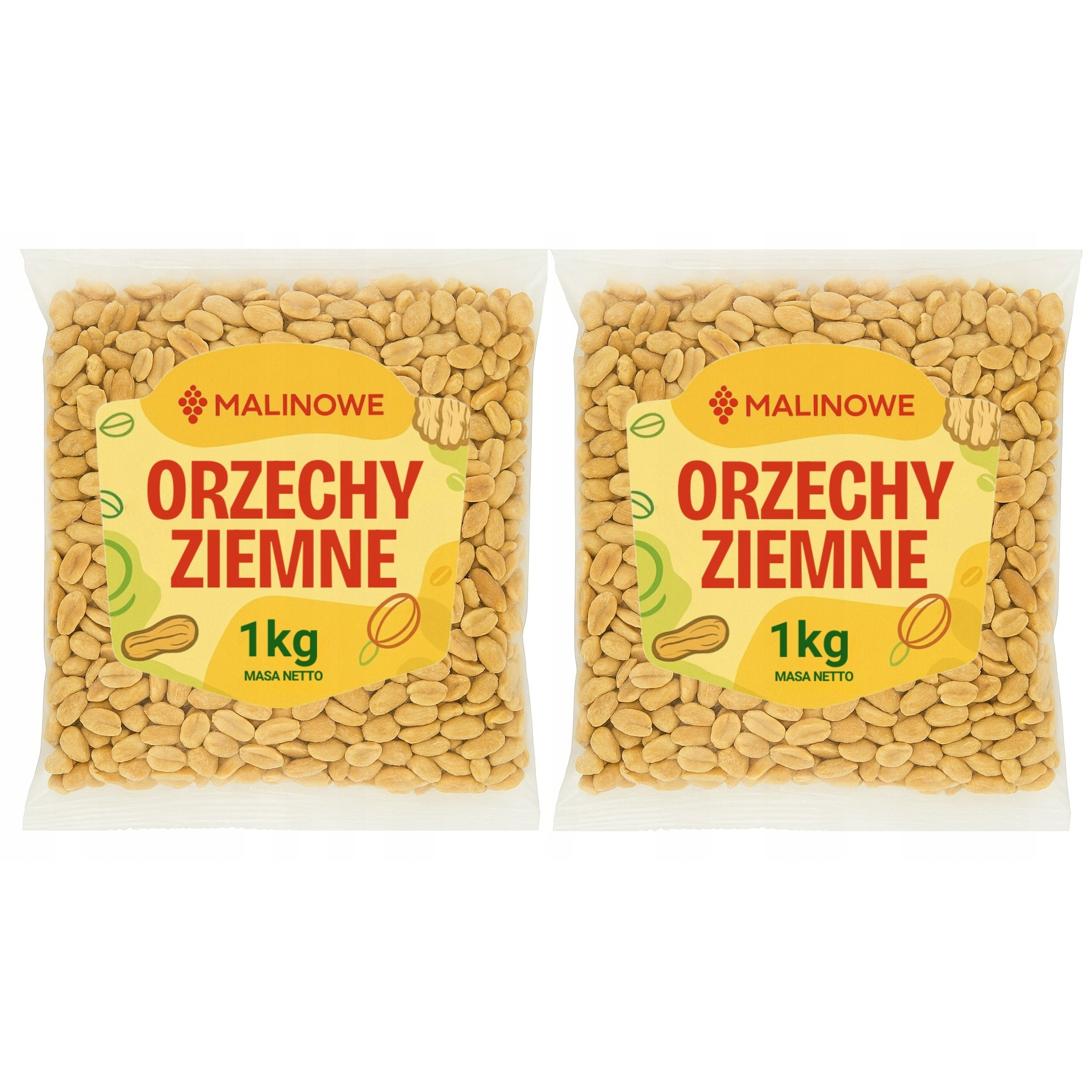 Image of Roasted Set Without Salt 2x1kg Premium Peanut Kernels