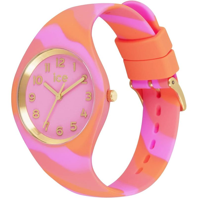 Women'S Tie-Dye Watch, 34mm Plastic Case & Strap, Casual Wear, 10 ATM Water Resistance