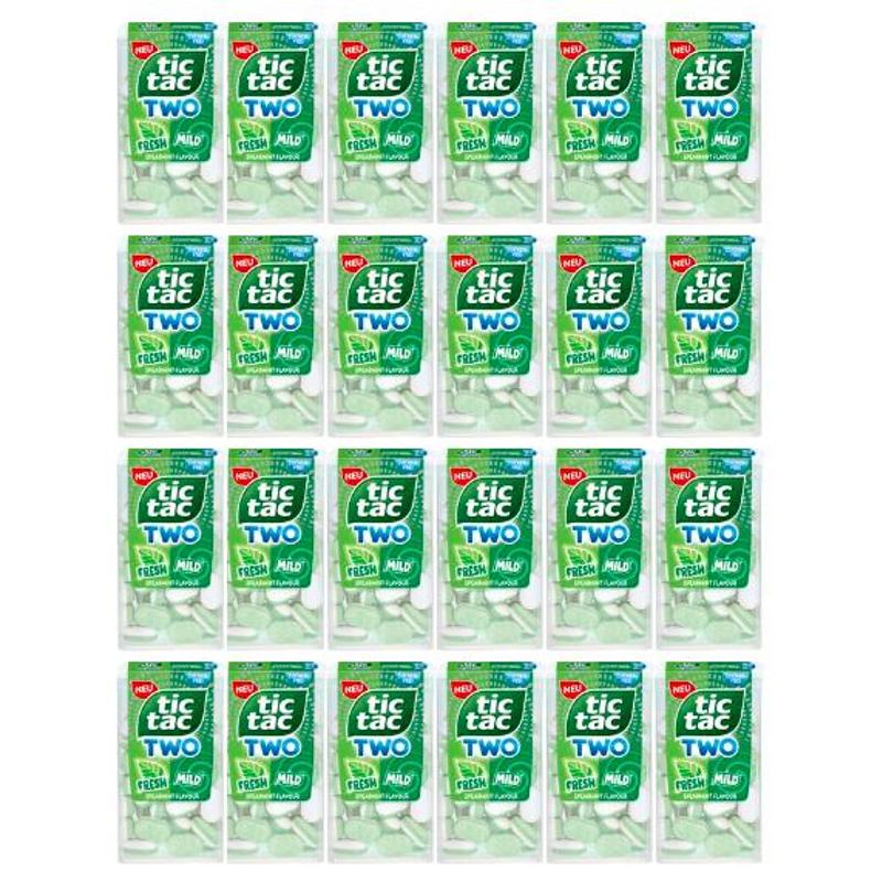 Image of Ferrero Tic Tac 2 Fresh & Mild, 38.5 G X 24pcs