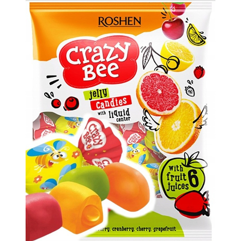 Roshen Crazy Bee Fruity Popsicles With Filling 1 Kg