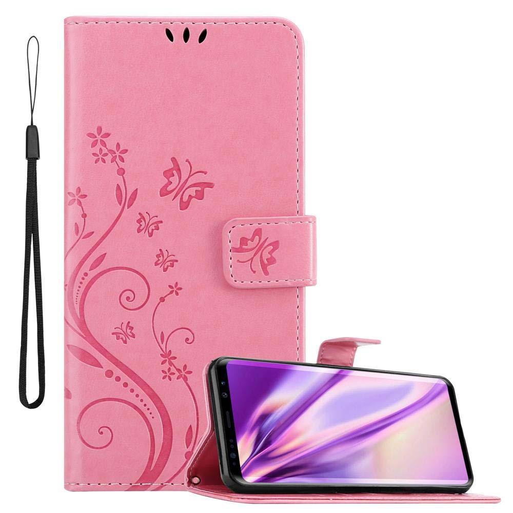 Case Compatible For Galaxy S9 Protective Cover With Magnetic Closure, Stand Function And Card Slots Flip Case Flower Cover Phone Case Foldable Case Book Bag