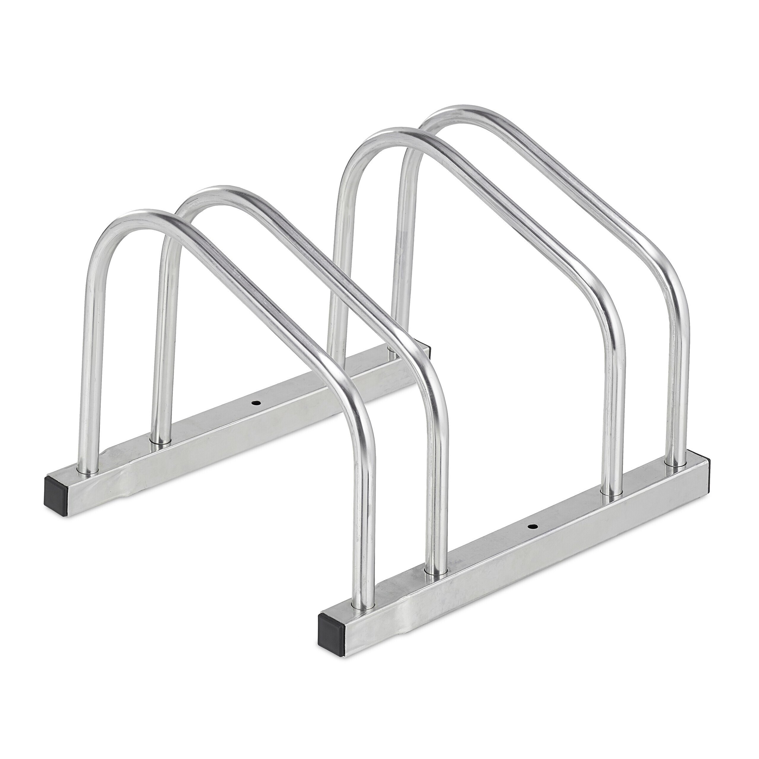 Silver Bicycle Stand -