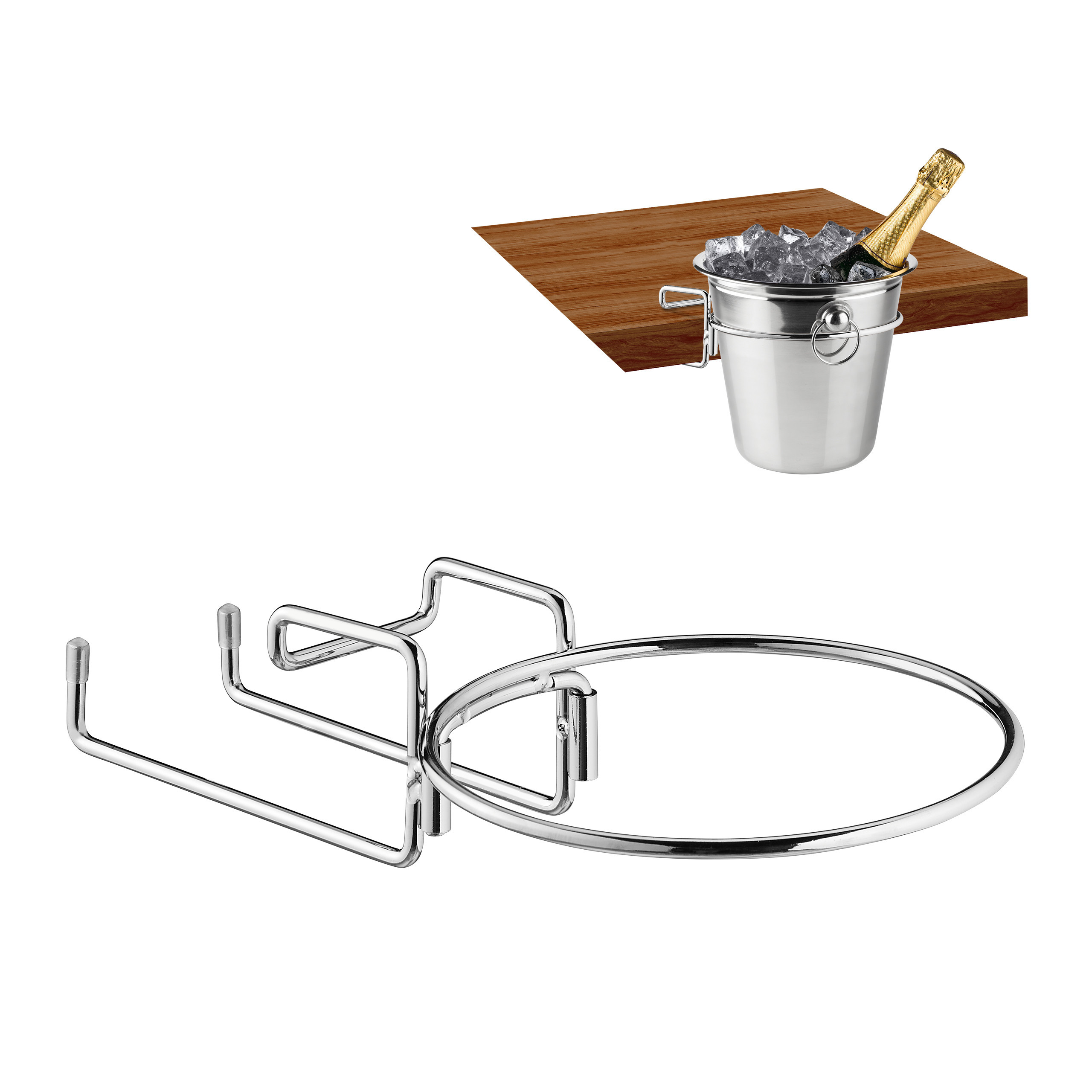Cooler Holder In Silver