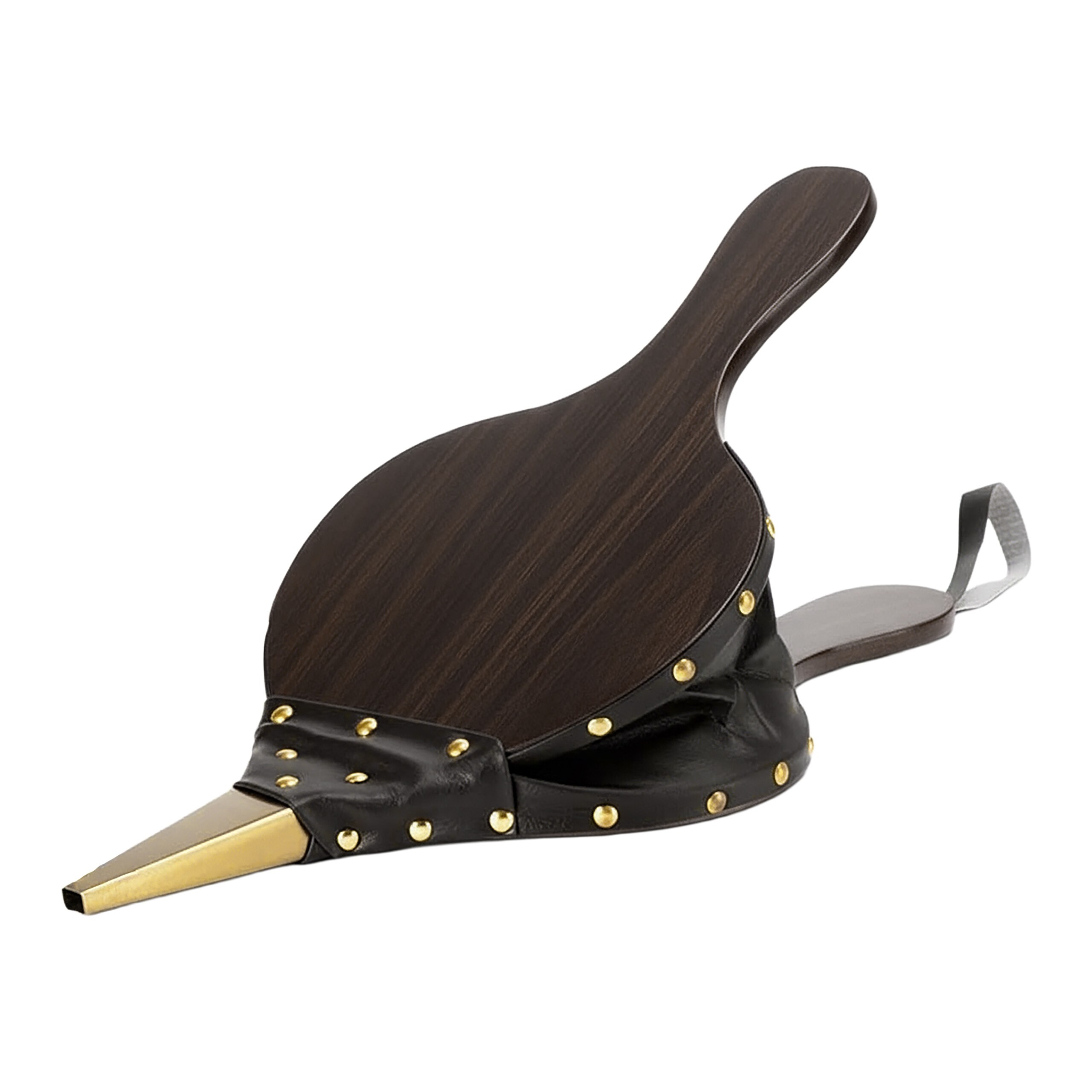 Blasebalg In Braun/ Gold - (b)17.5 X (h)40 Cm