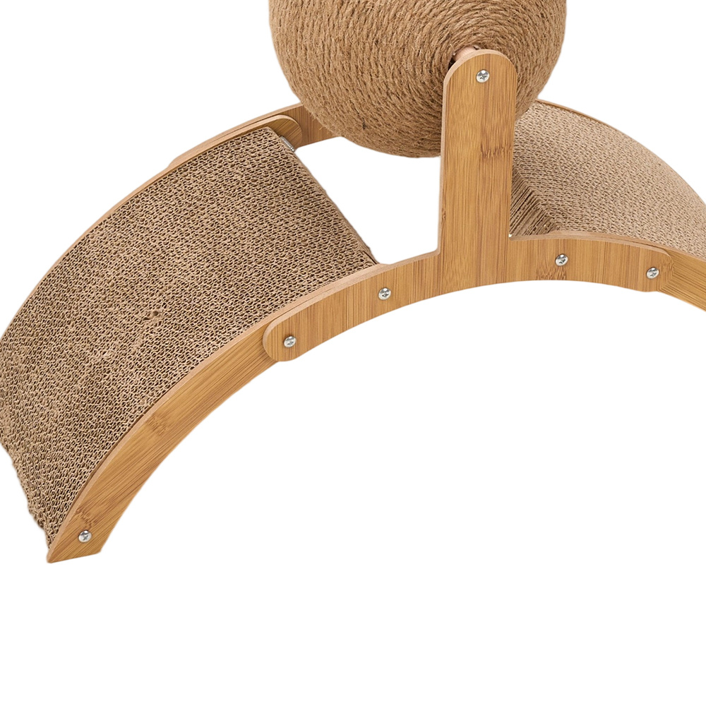 Interactive Cat Scratching Board with Arch Bridge Design