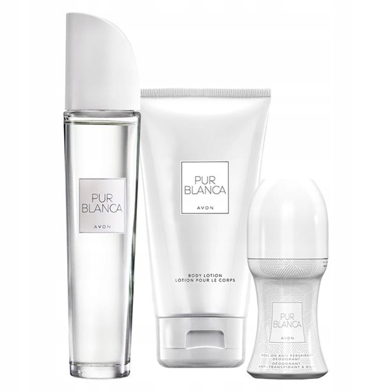 Avon White Pure Set For Her 3pcs: retailer-supplied image