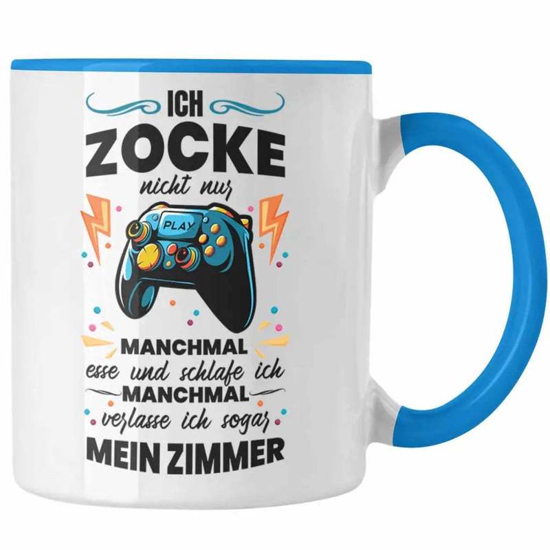Image of Funny Gamer Mug "'t Just Game" Gift For , Humorous Quote, Gift Idea For Guys