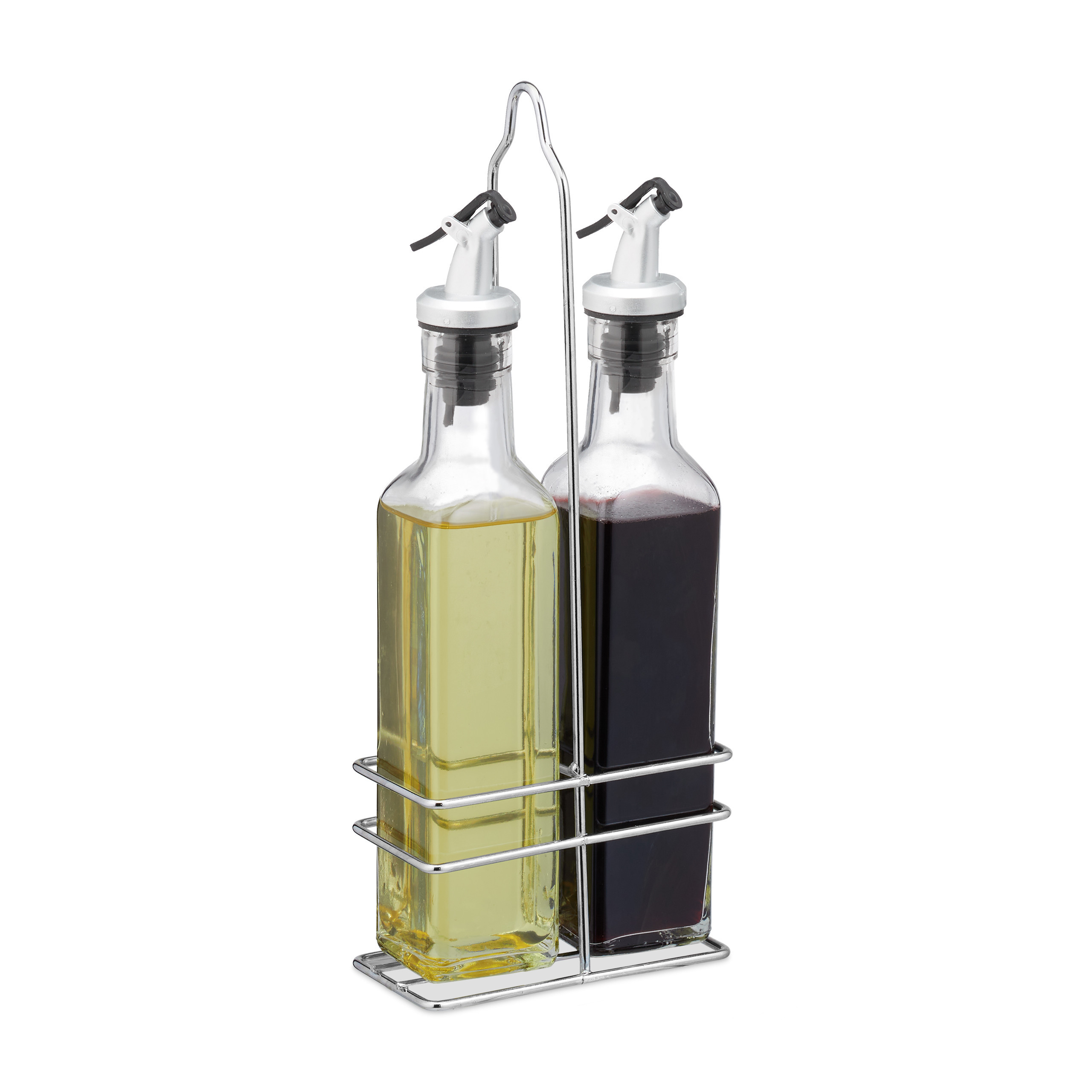 TEMU 2-pack Transparent "vinegar & Oil" Dispensers - 250 Ml