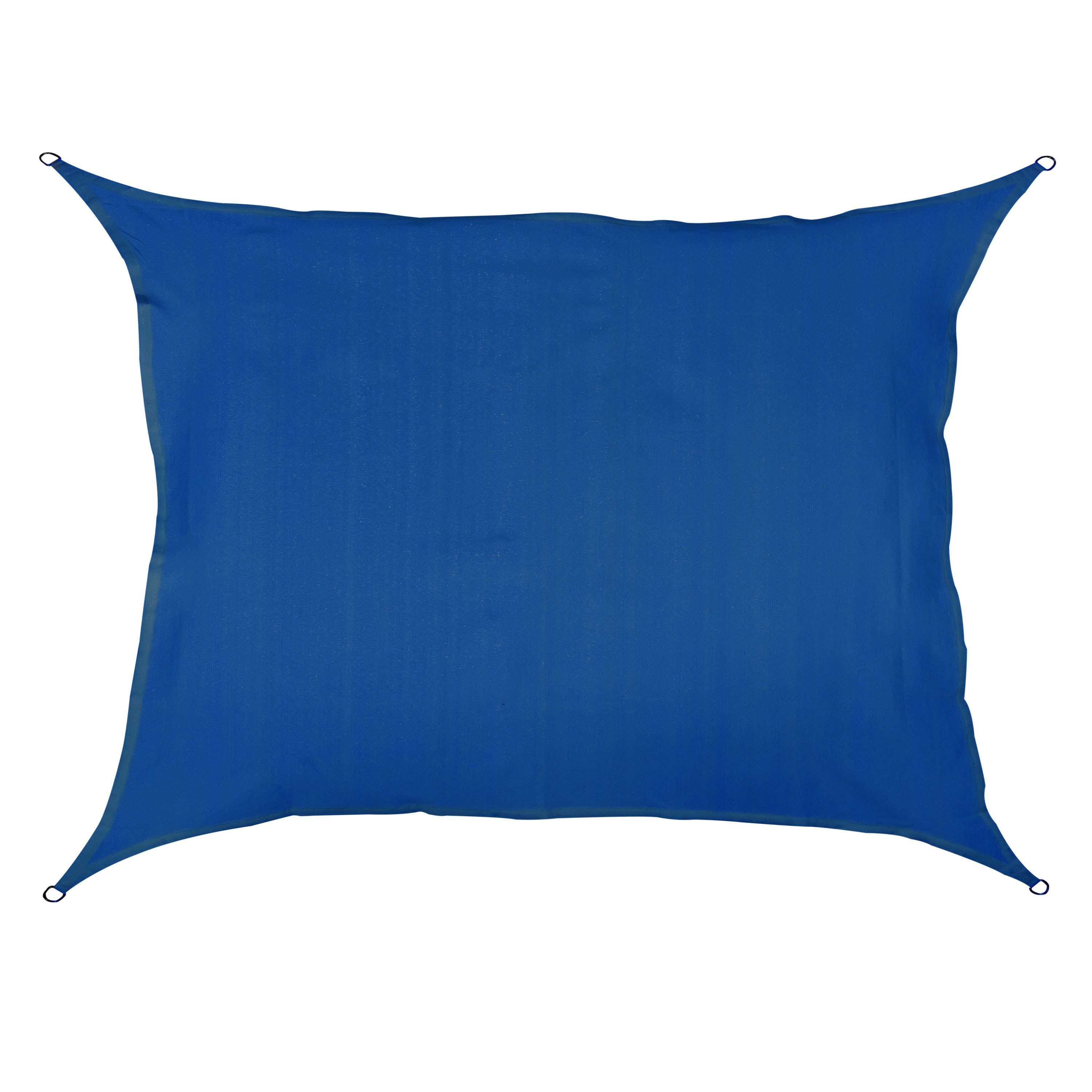 Sun Sail 3x4 Rectangular - Blue - Breathable, Water Permeable Sun Protection - Uv Protection For Garden, Terrace, Camping