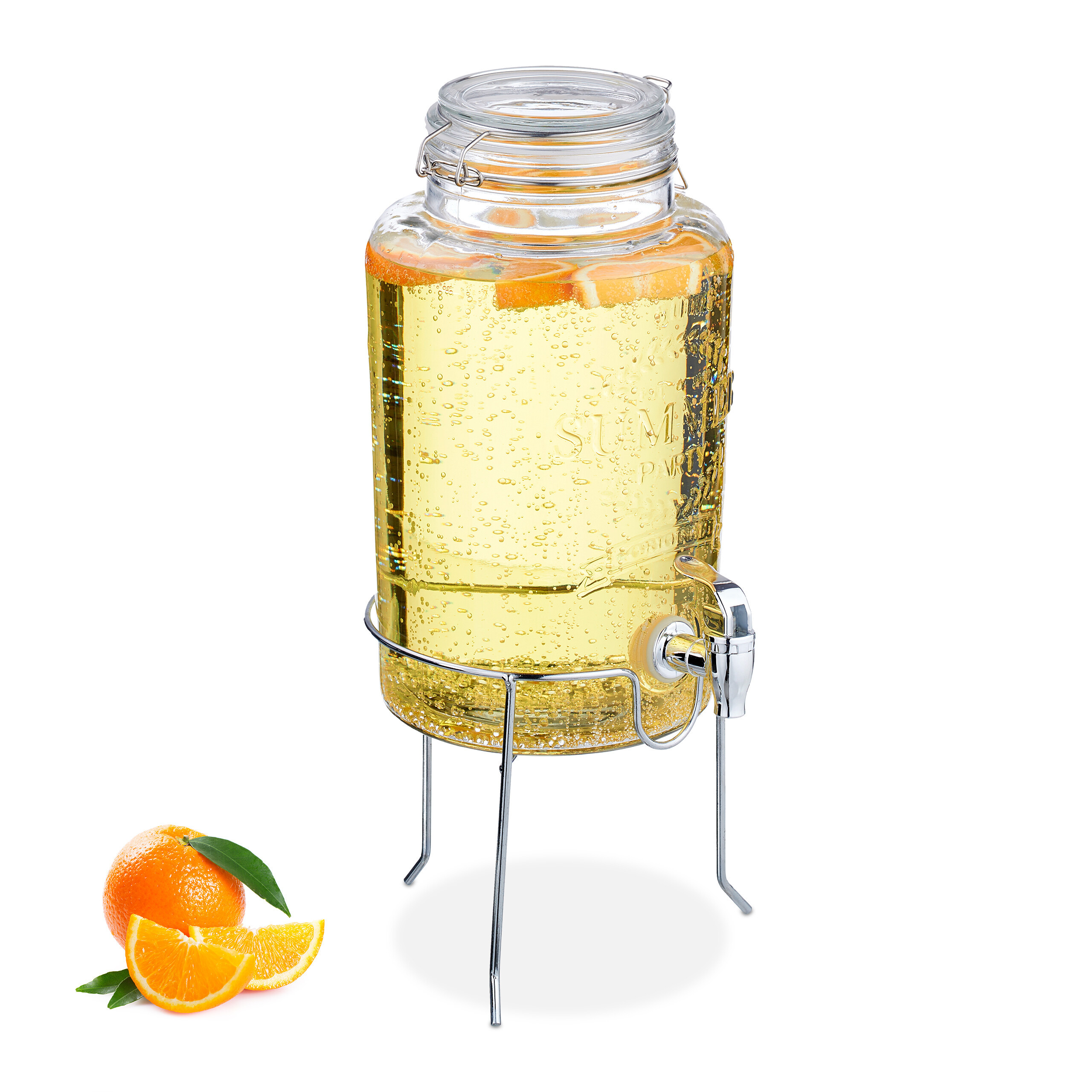 Beverage Dispenser In Transparent - 5 L
