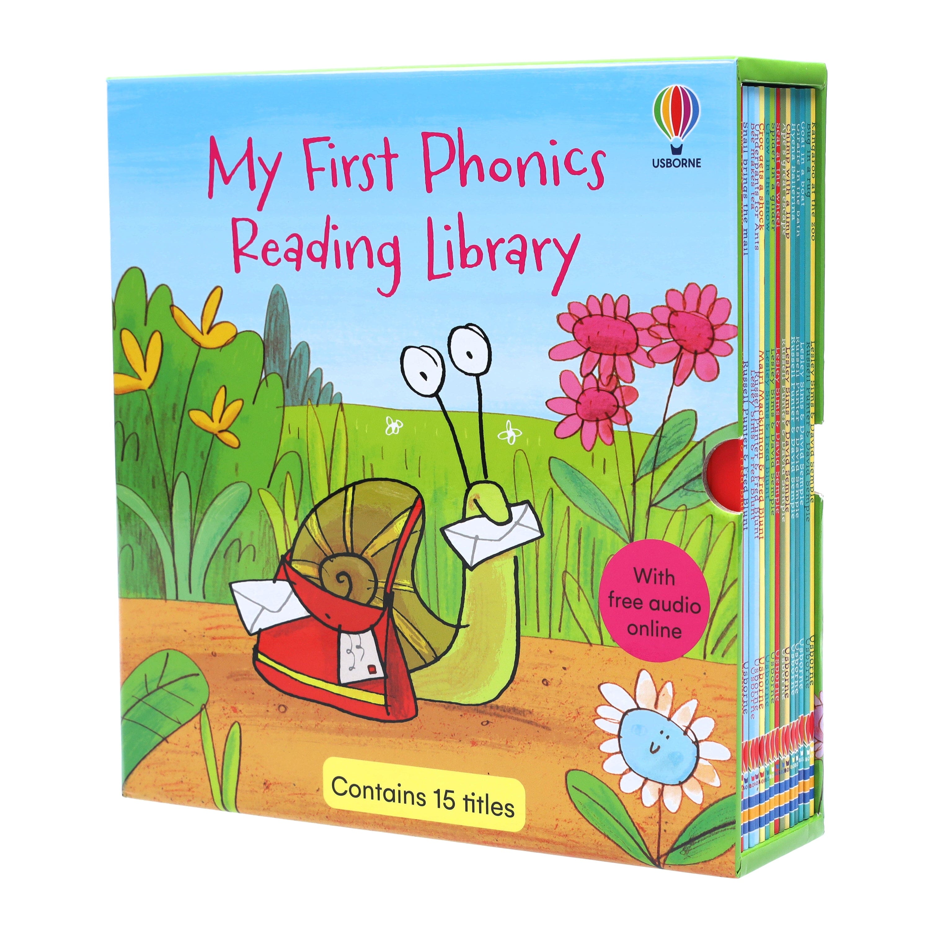 Usborne My First Phonics Reading Library 15 Books Collection Set - Ages 0-5 - Paperback