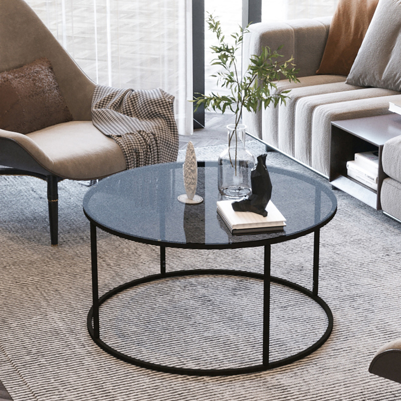Kolari Coffee Table 45 X 80 Cm, Side Table, Living Room Table, Glass Table, Round Sofa Table In Colors